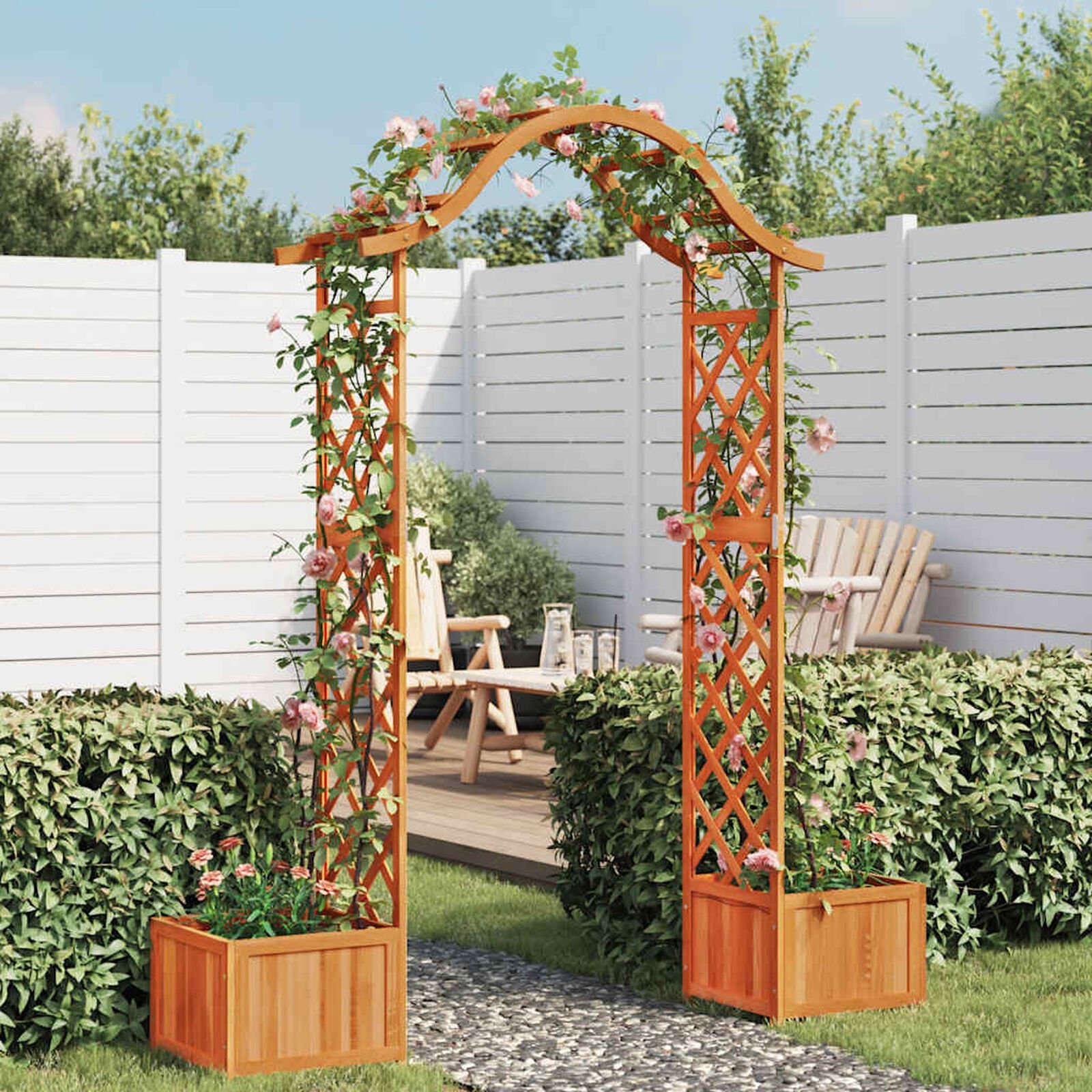 Pelouse et jardin   VidaXL 316388 Marron