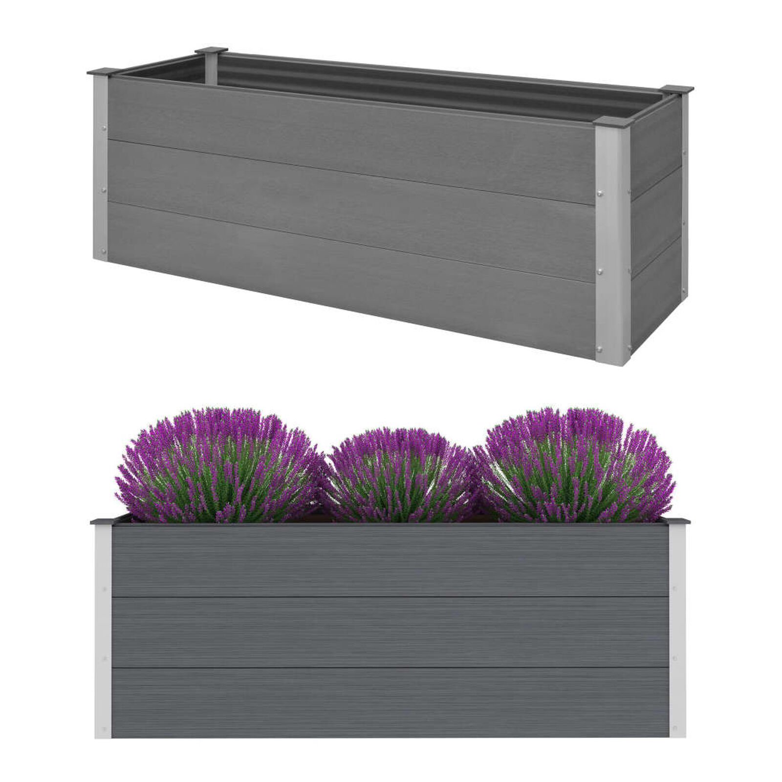 Pelouse et jardin   VidaXL 318091 Gris