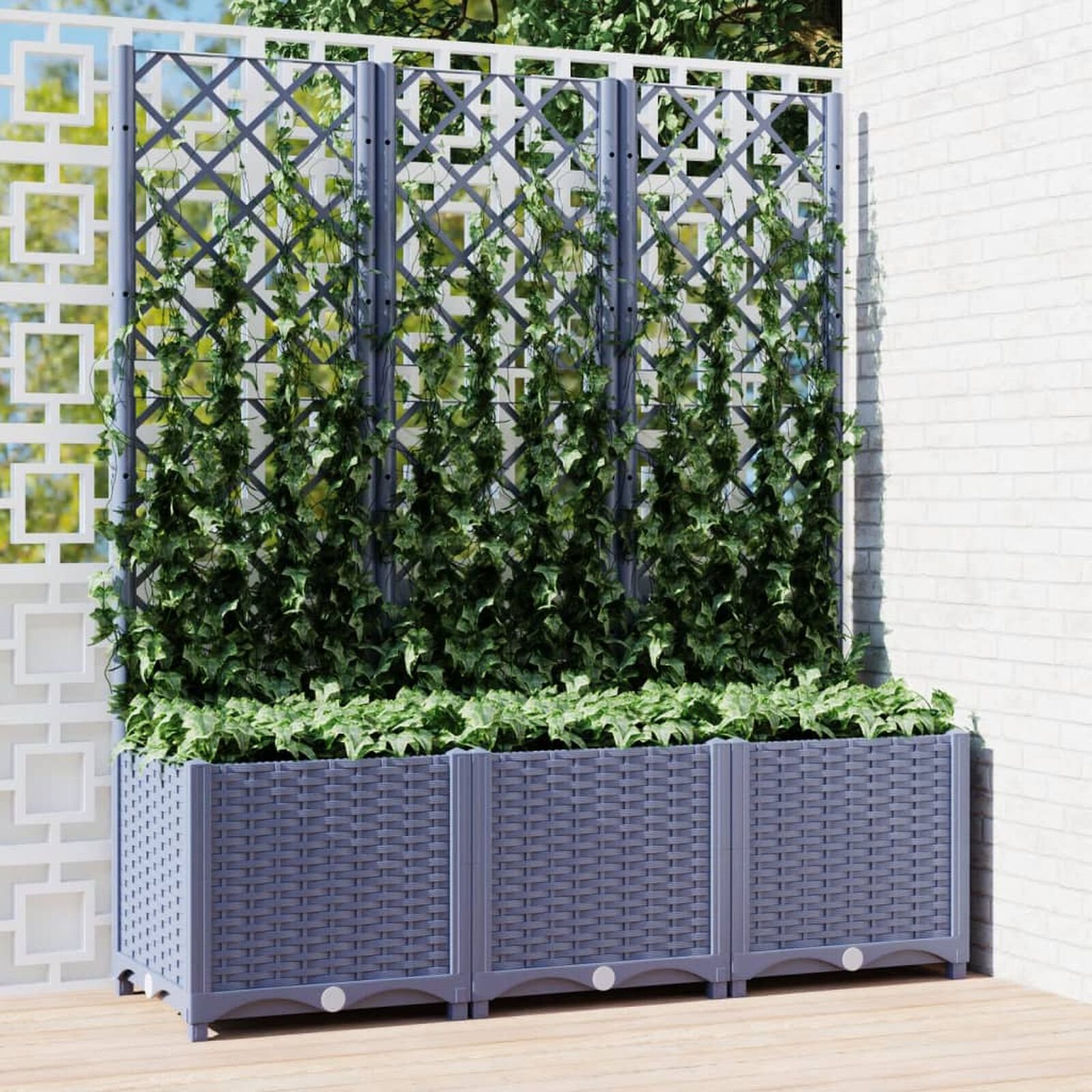 Pelouse et jardin   VidaXL 318253 Gris bleu