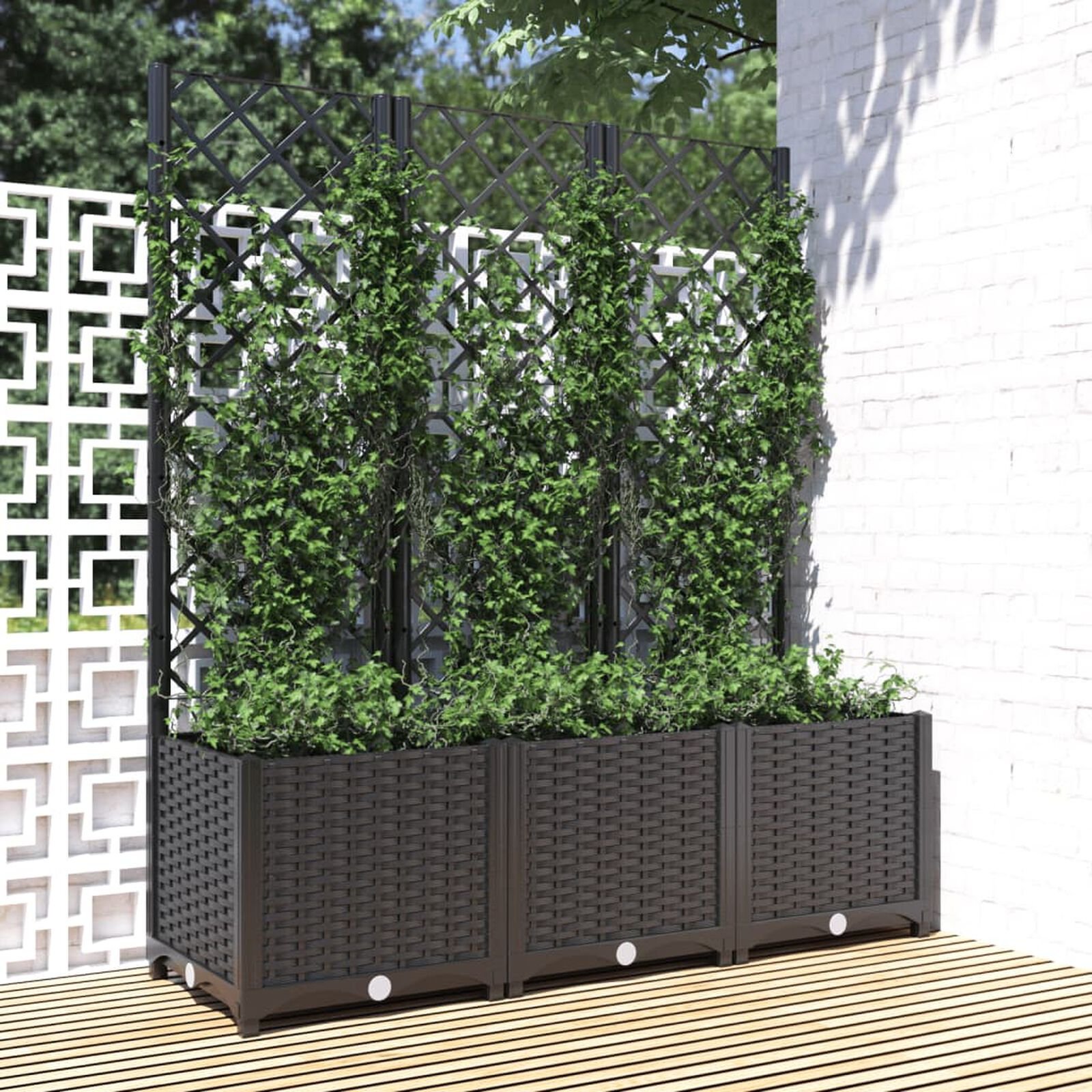 Pelouse et jardin   VidaXL 318273 Noir