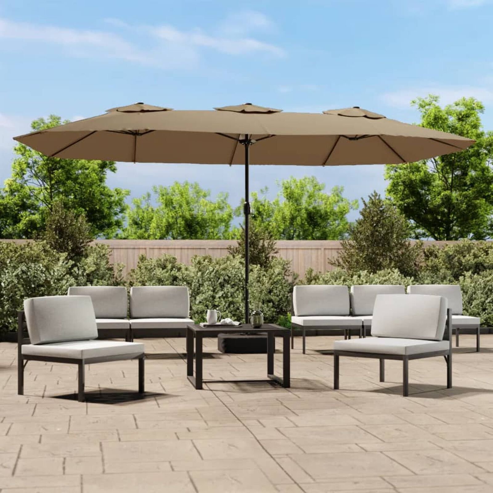 Pelouse et jardin   VidaXL 362956 Taupe