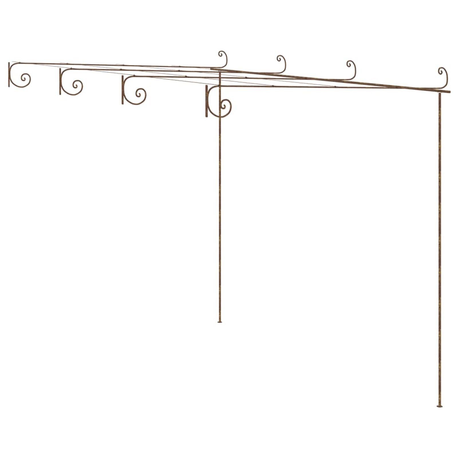Pelouse et jardin   VidaXL 363440 Marron