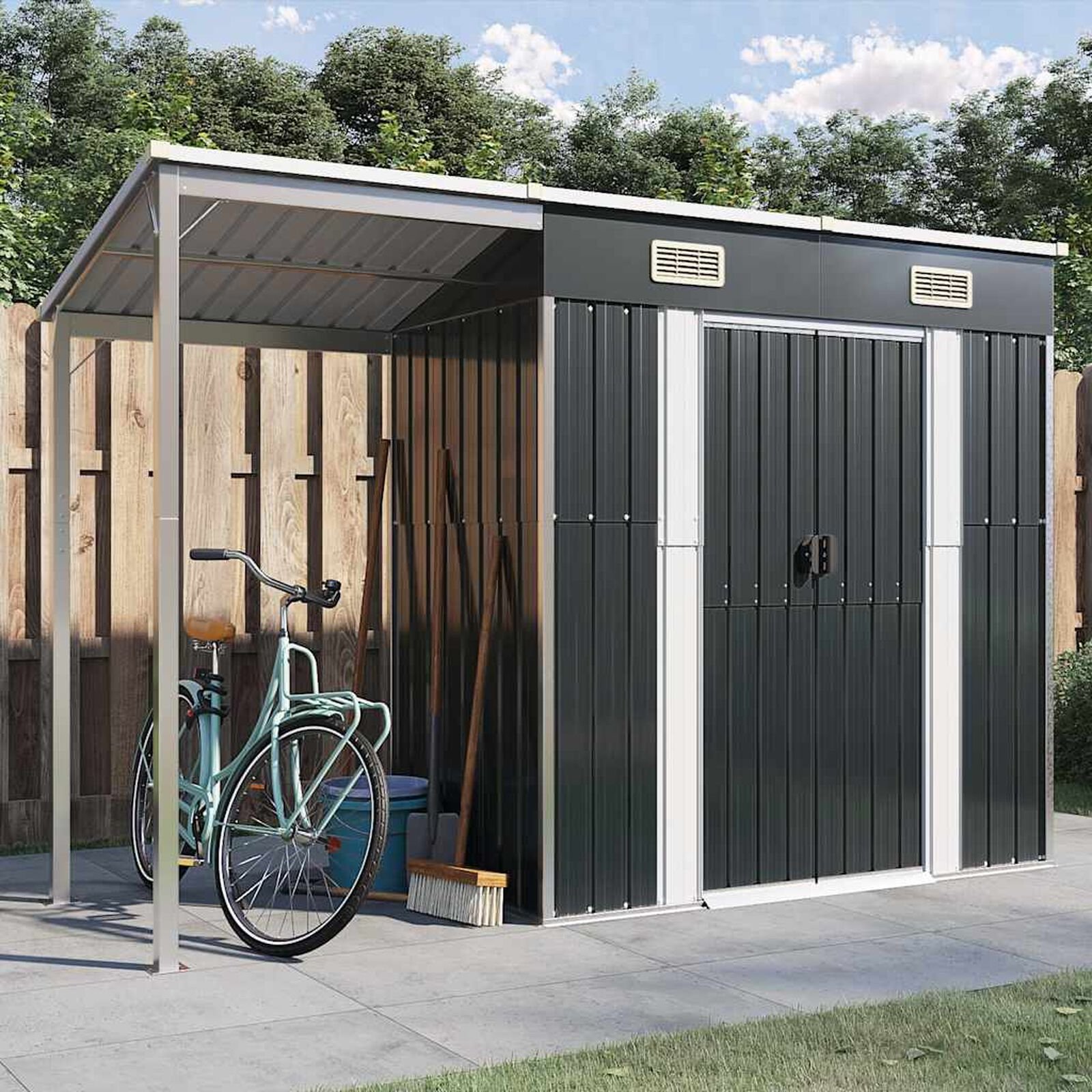 Pelouse et jardin   VidaXL 364526 Anthracite