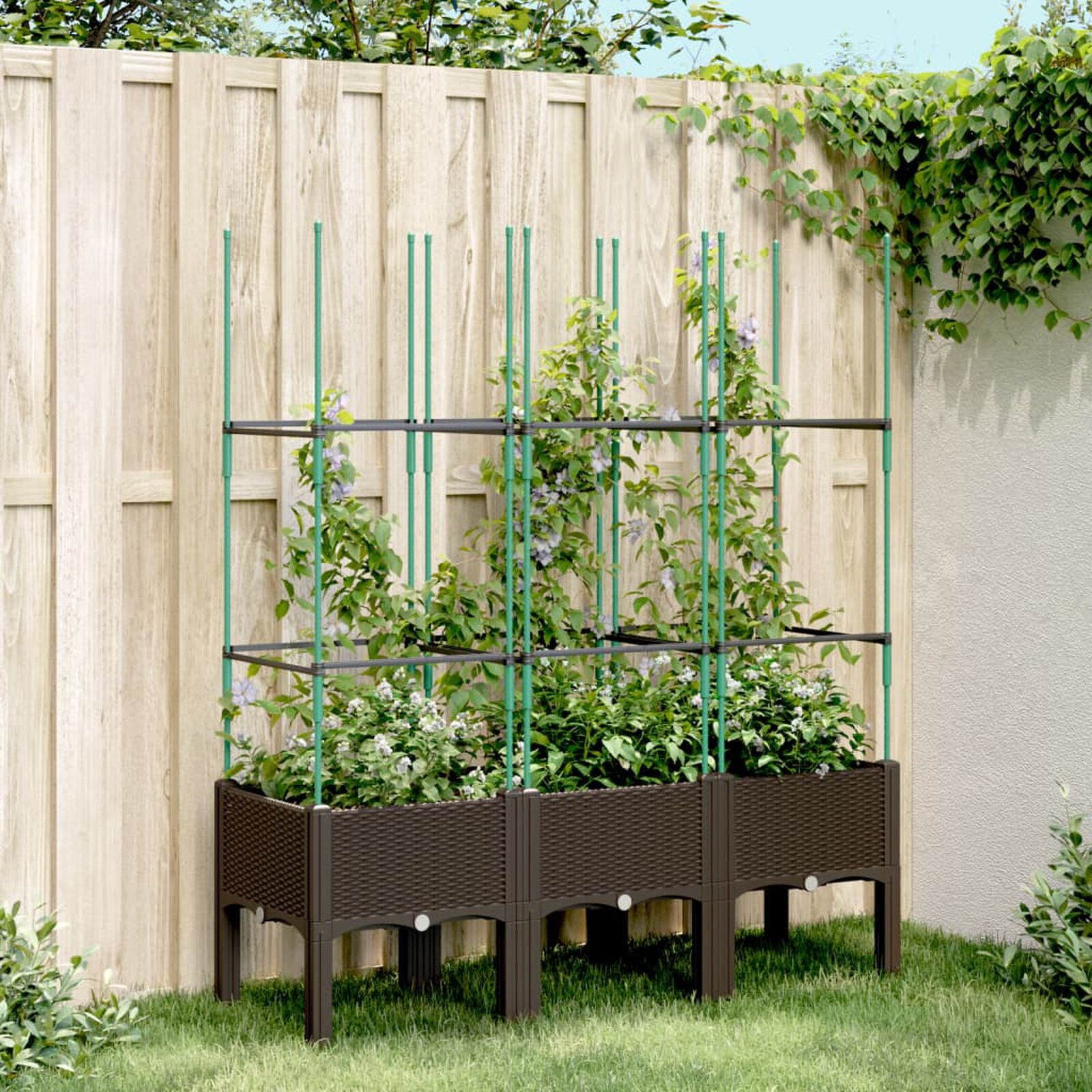 Pelouse et jardin   VidaXL 367960 Marron