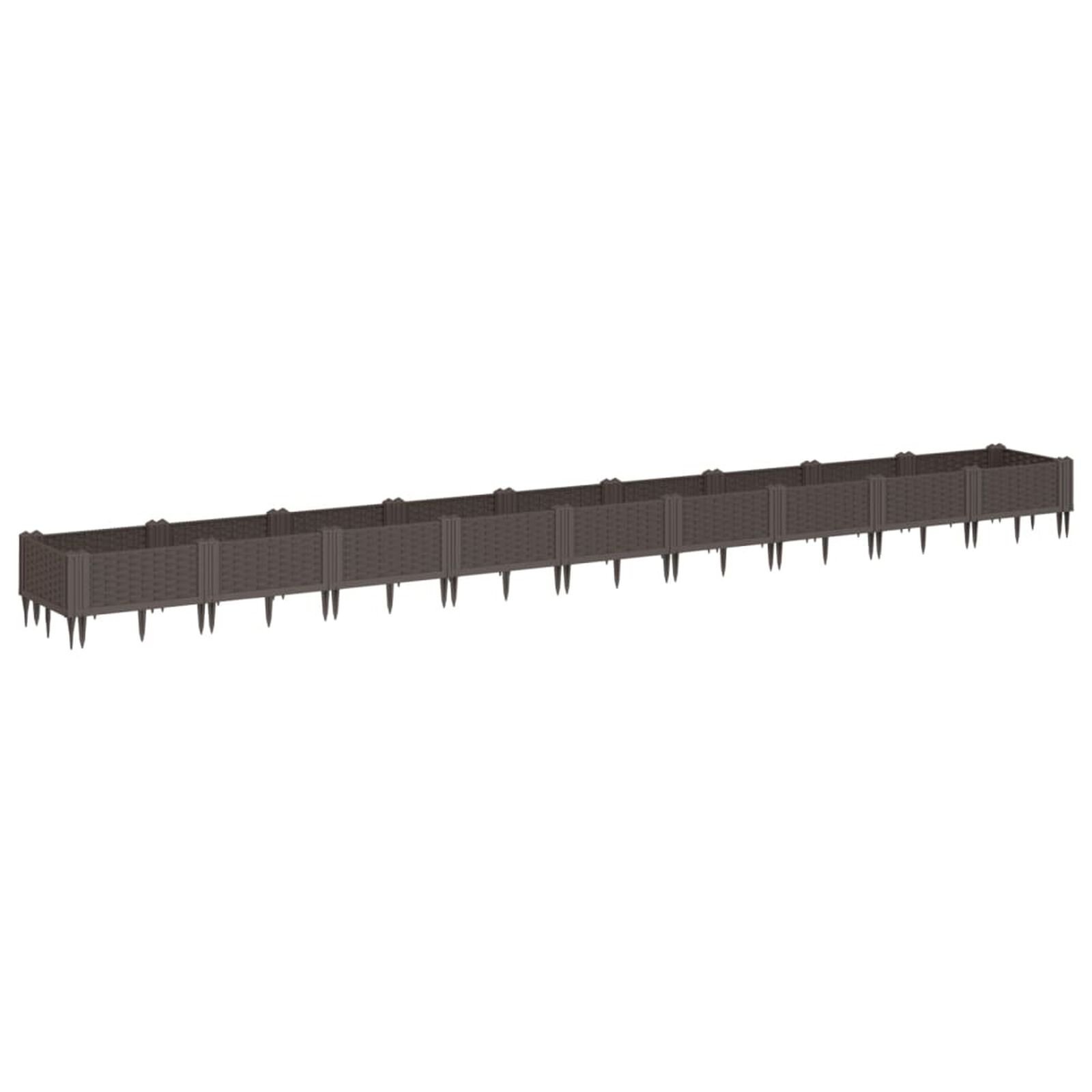 Pelouse et jardin   VidaXL 368021 Marron