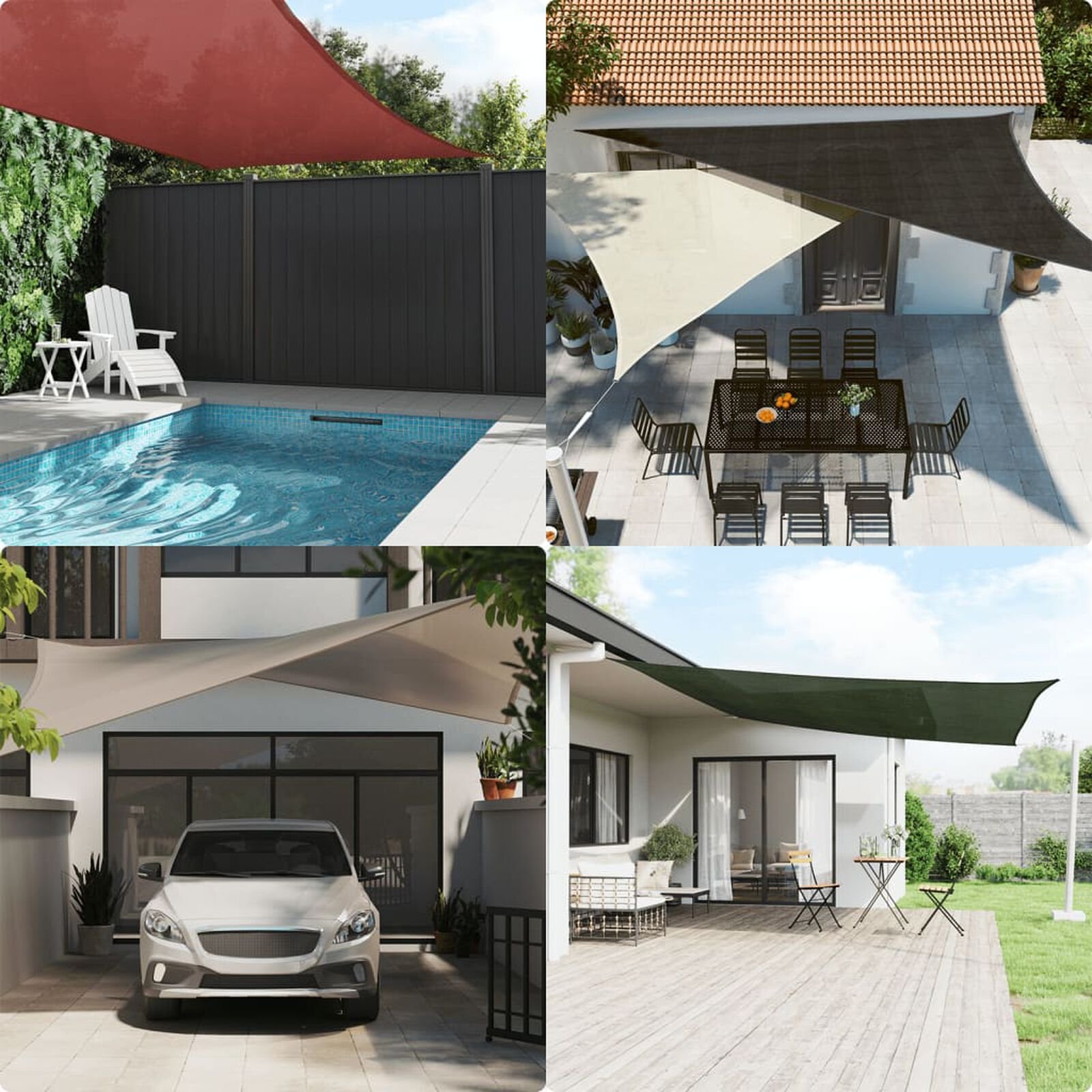 Pelouse et jardin   VidaXL 4001337 Crème