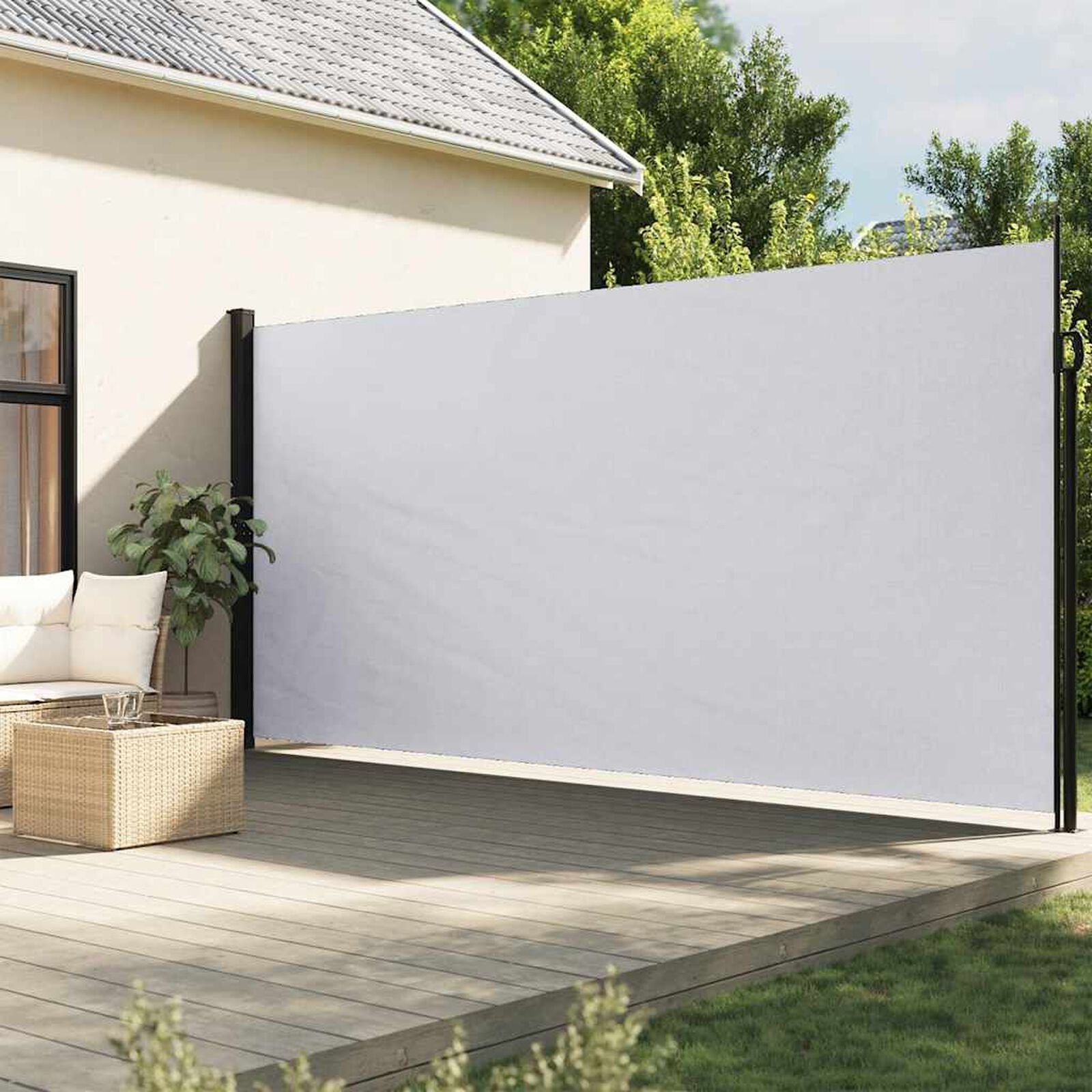 Pelouse et jardin   VidaXL 4004481 Blanc
