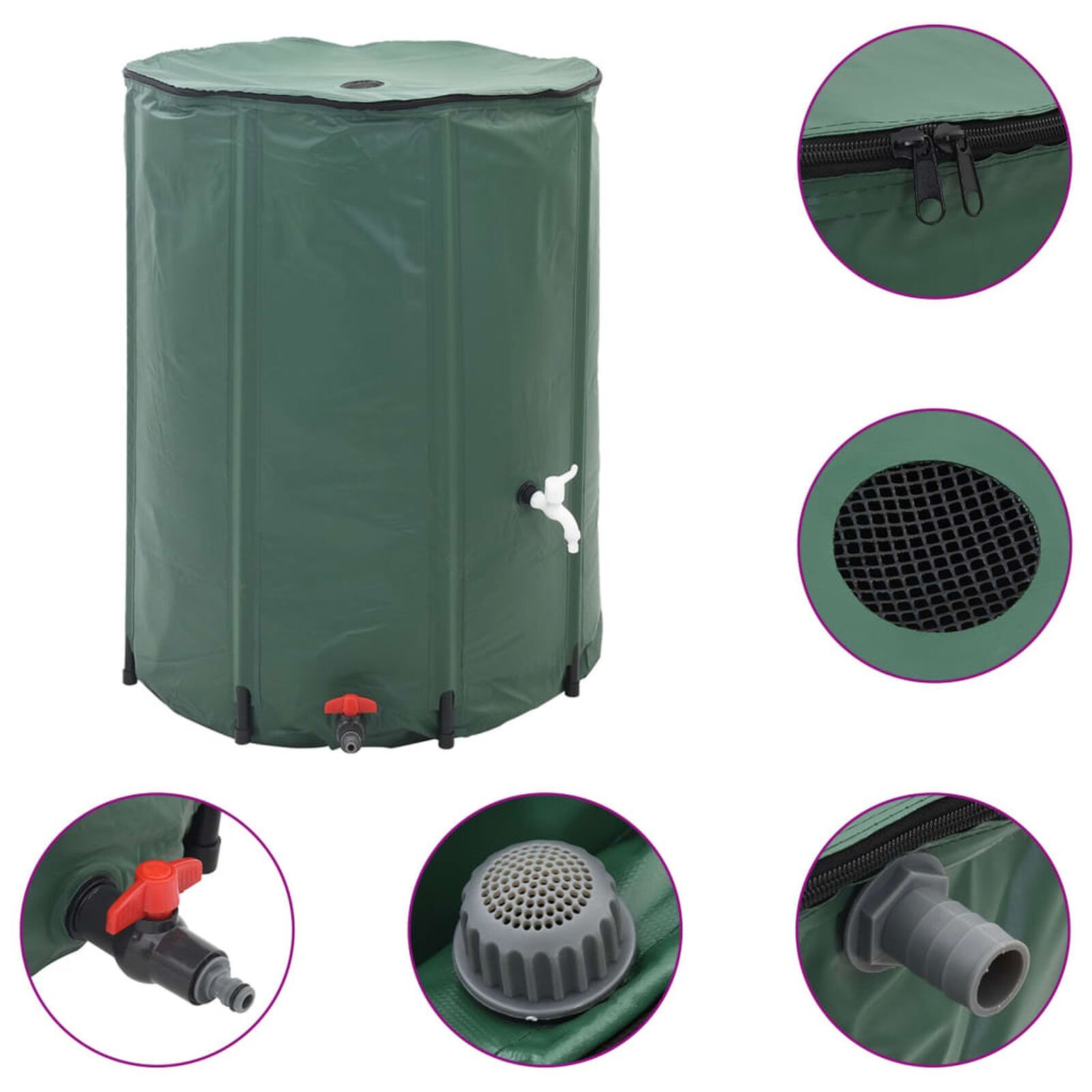 Pelouse et jardin   VidaXL 41223 Vert
