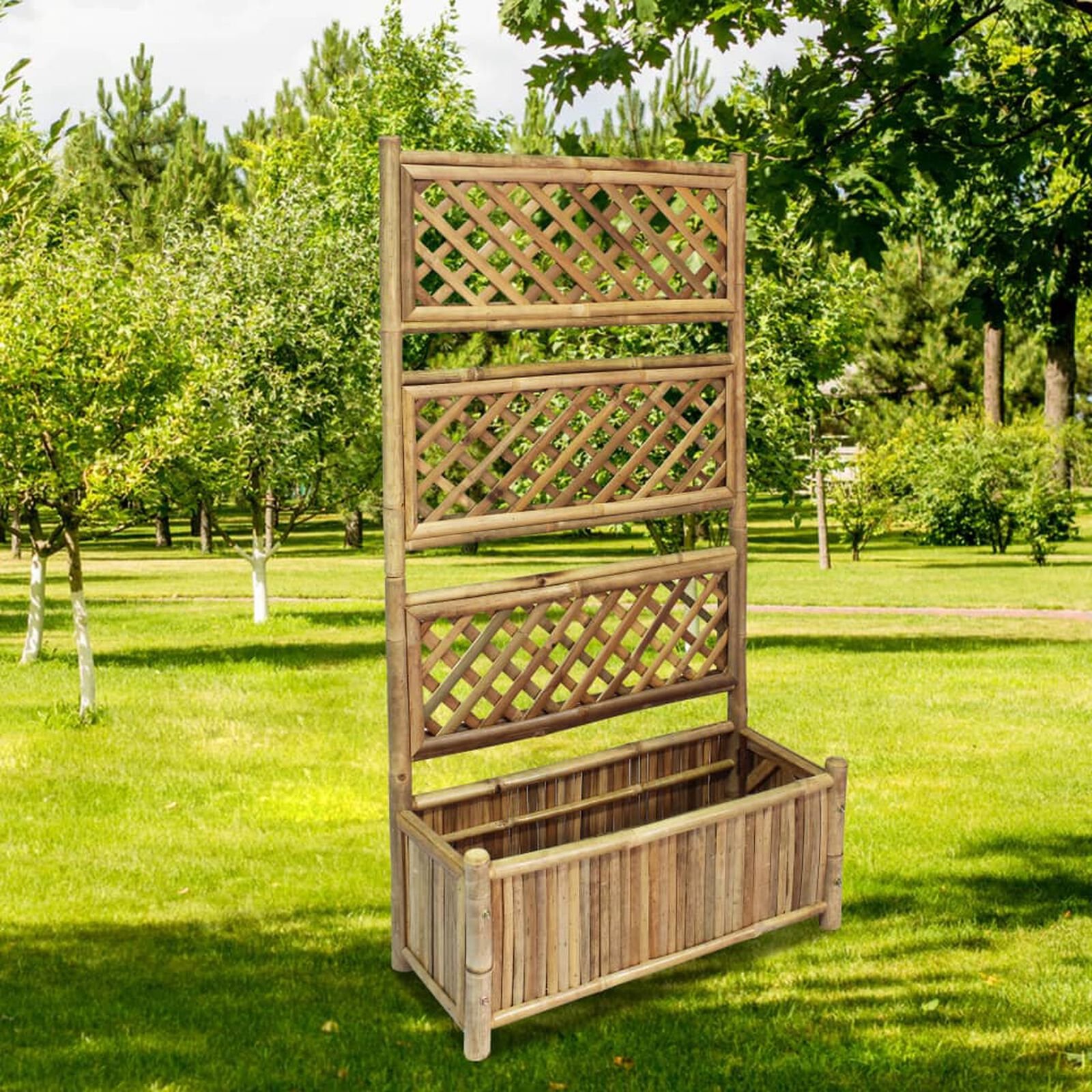 Pelouse et jardin   VidaXL 43714 Marron