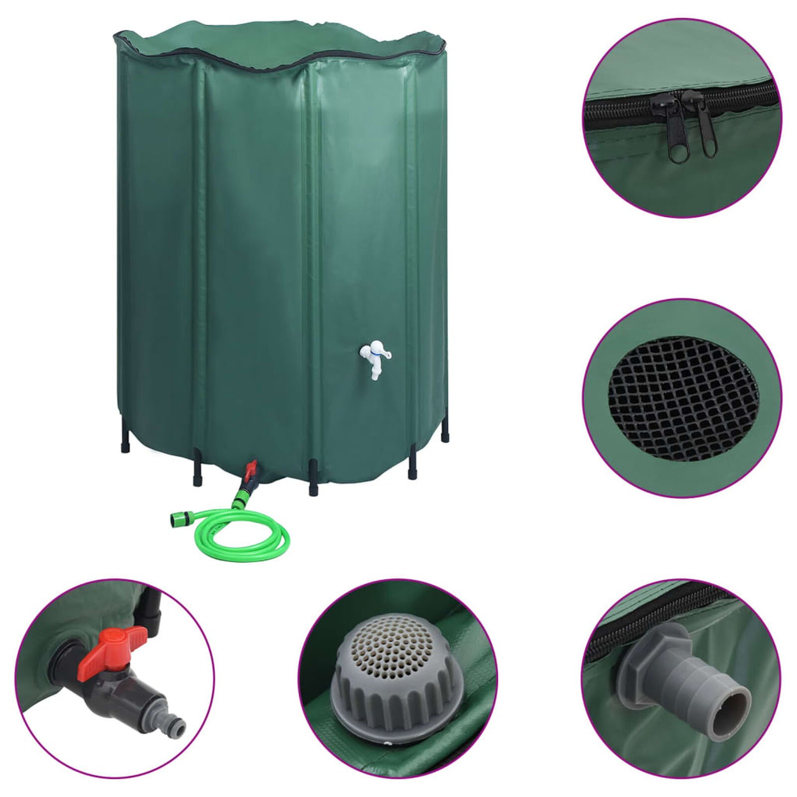 Pelouse et jardin   VidaXL 48607 Vert