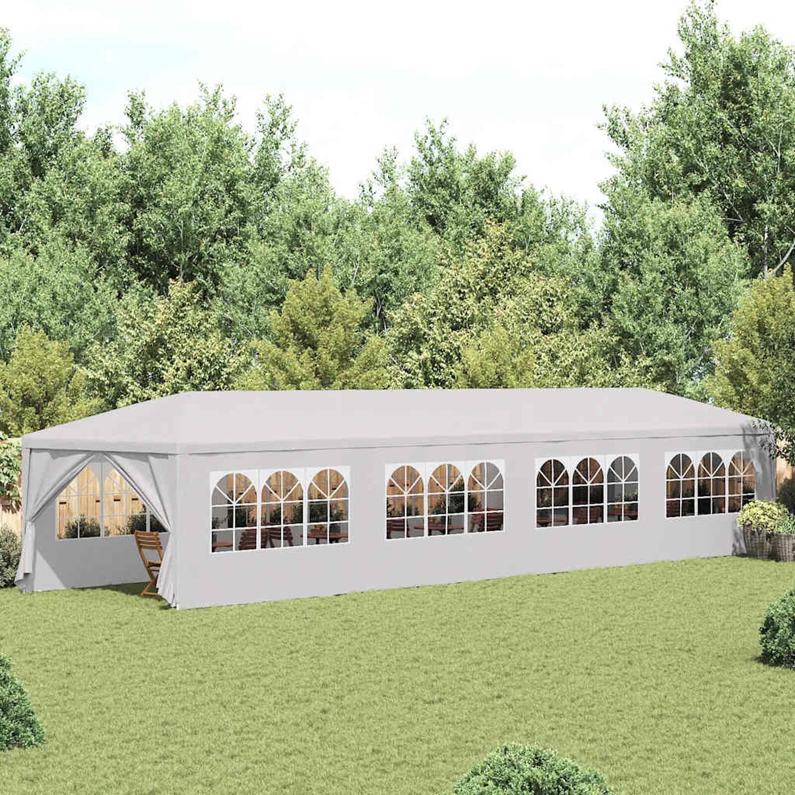 Pelouse et jardin   VidaXL 49285 Blanc