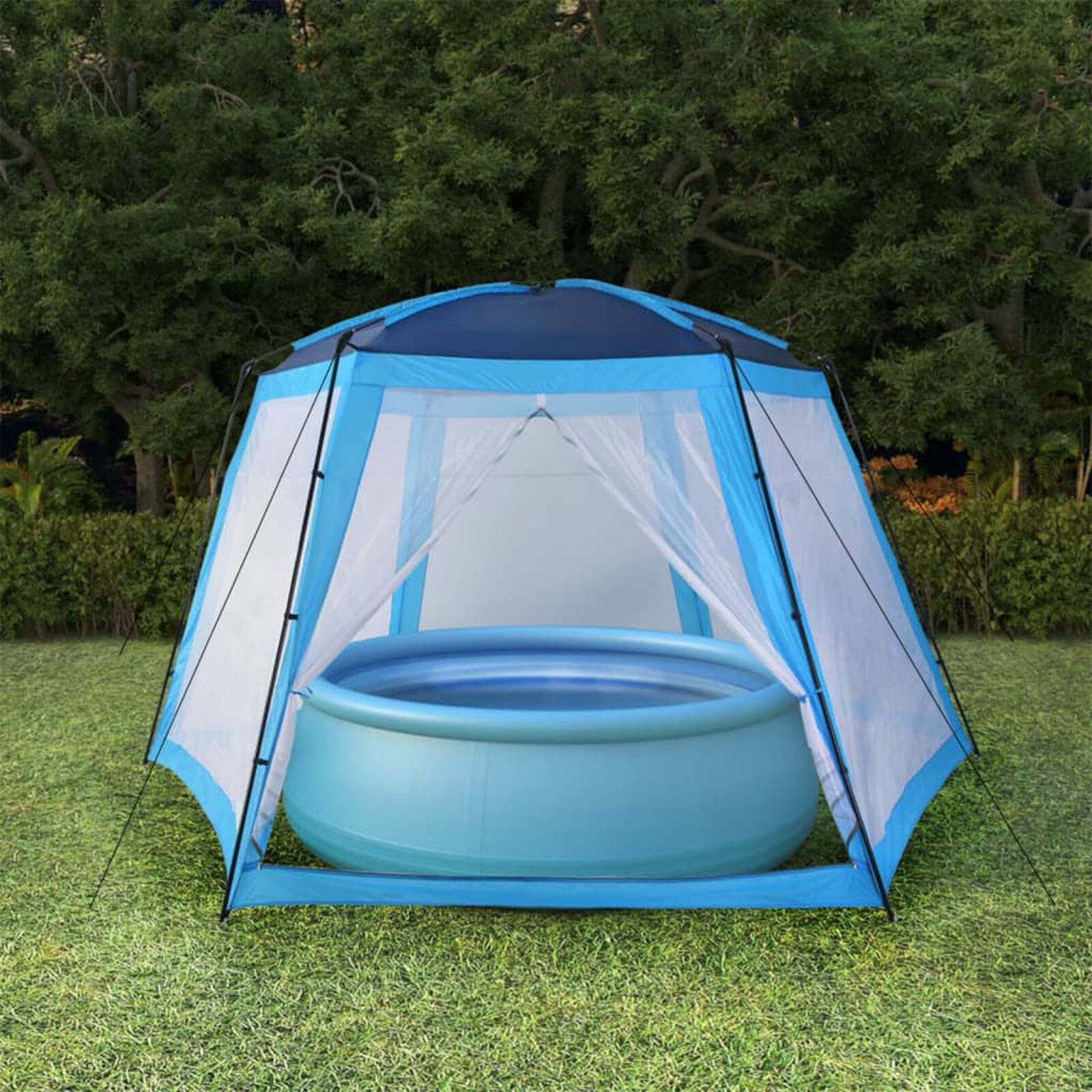Piscine et spa   VidaXL 91575 Bleu
