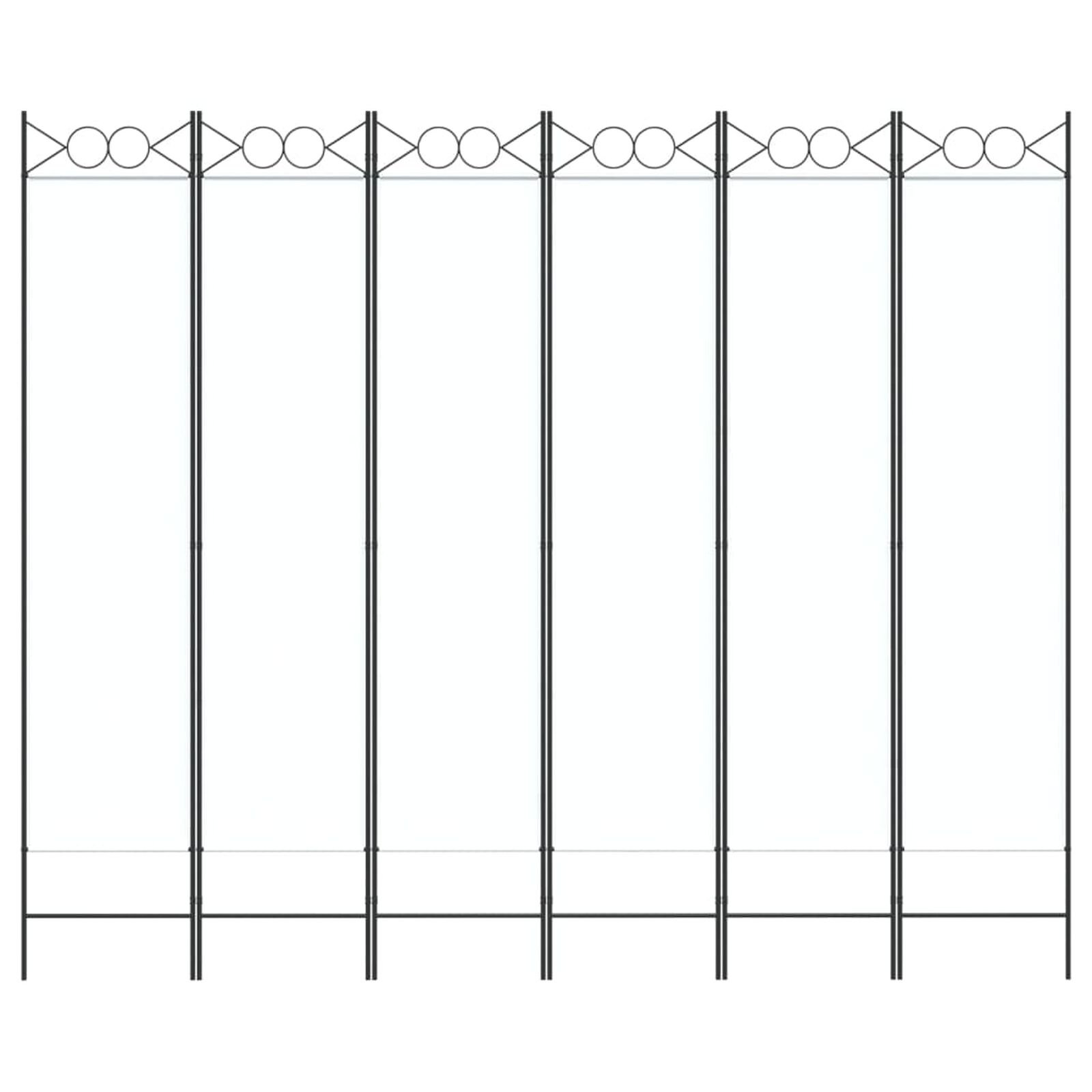 Séparateurs de pièces   VidaXL 350158 Blanc
