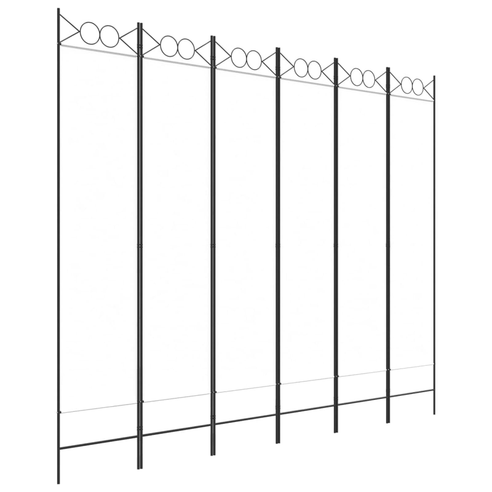 Séparateurs de pièces   VidaXL 350158 Blanc