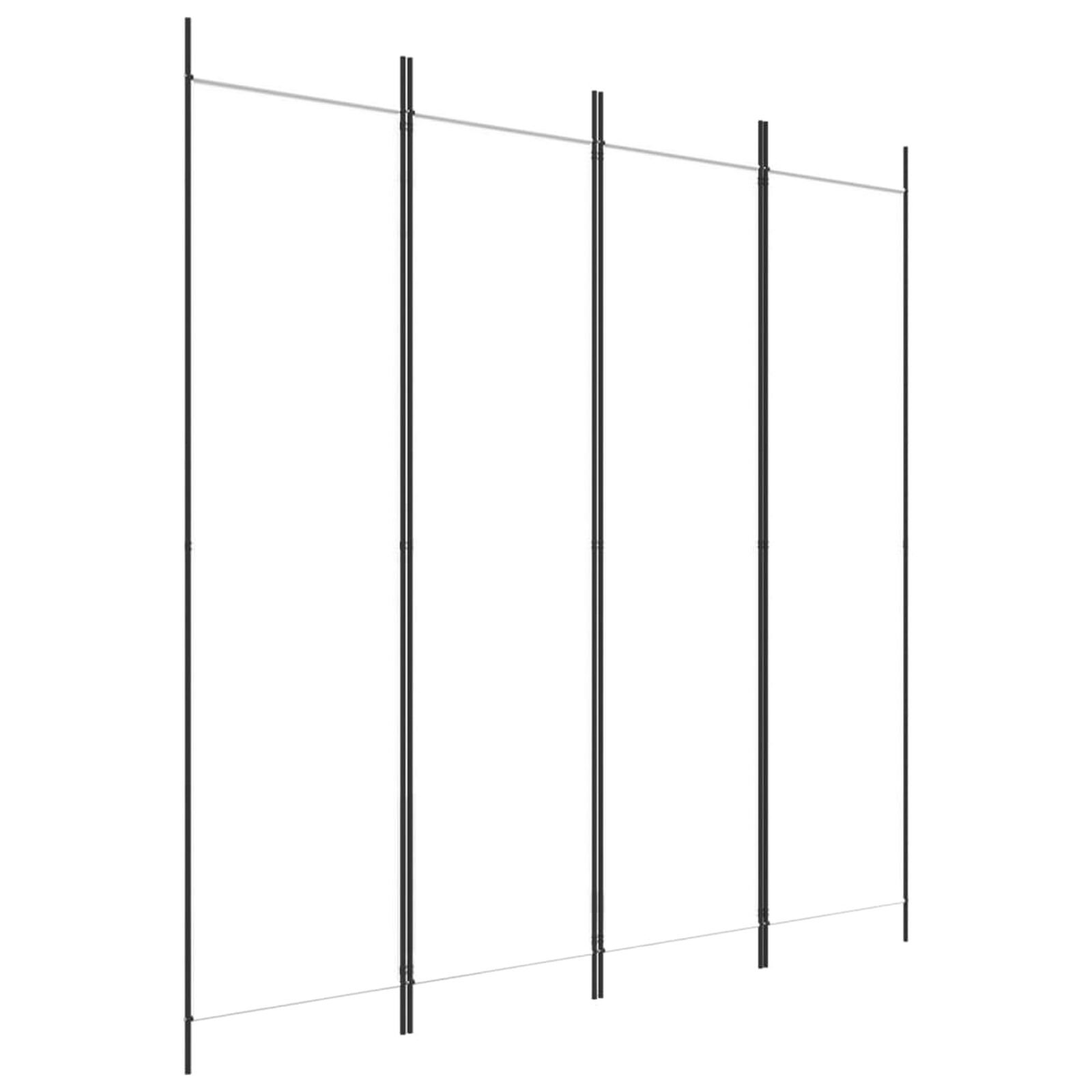 Séparateurs de pièces   VidaXL 350182 Blanc