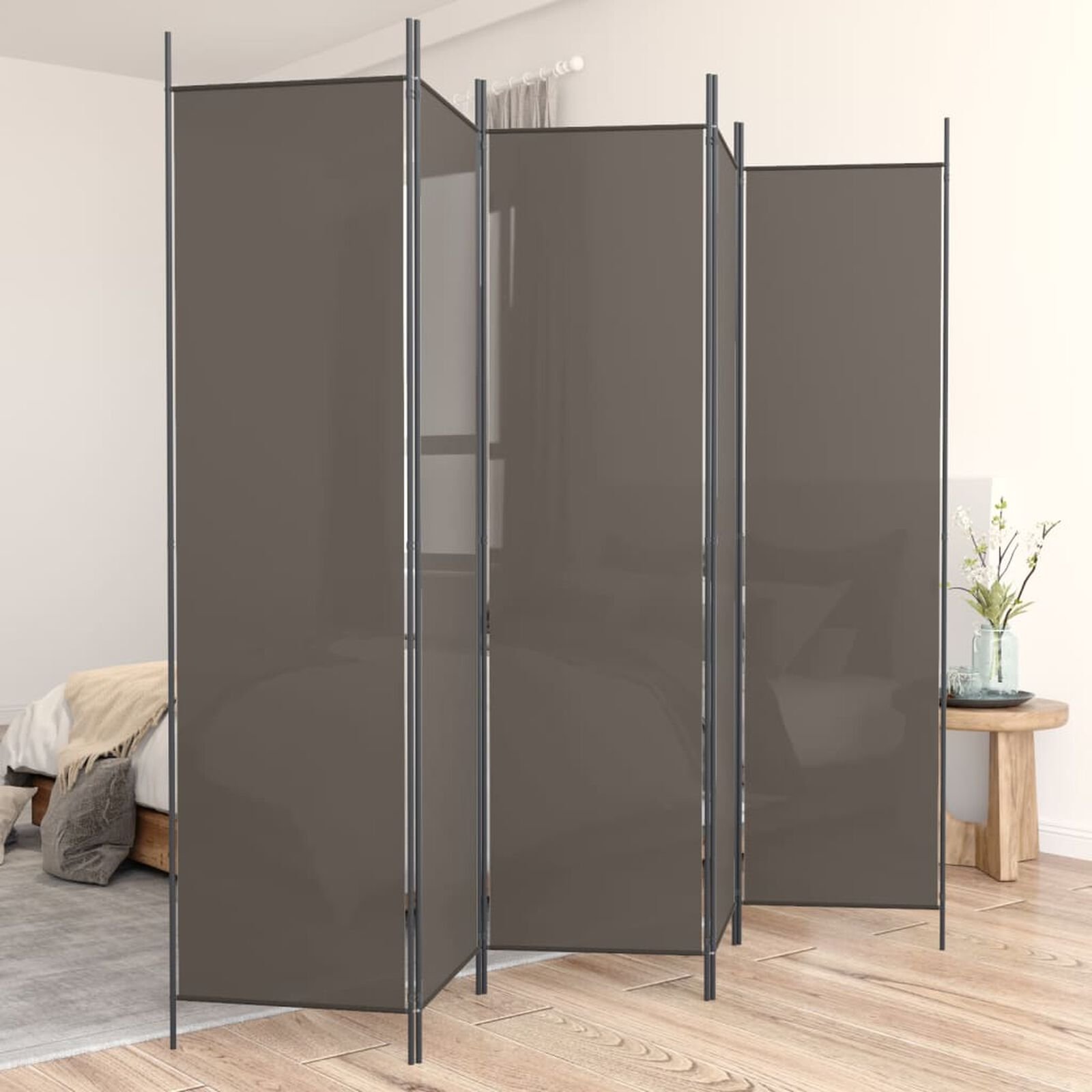 Séparateurs de pièces   VidaXL 350188 Anthracite