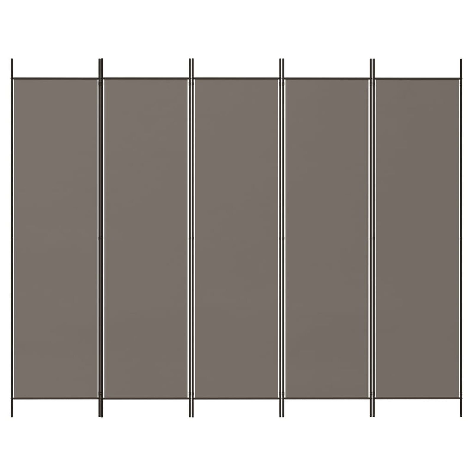 Séparateurs de pièces   VidaXL 350188 Anthracite
