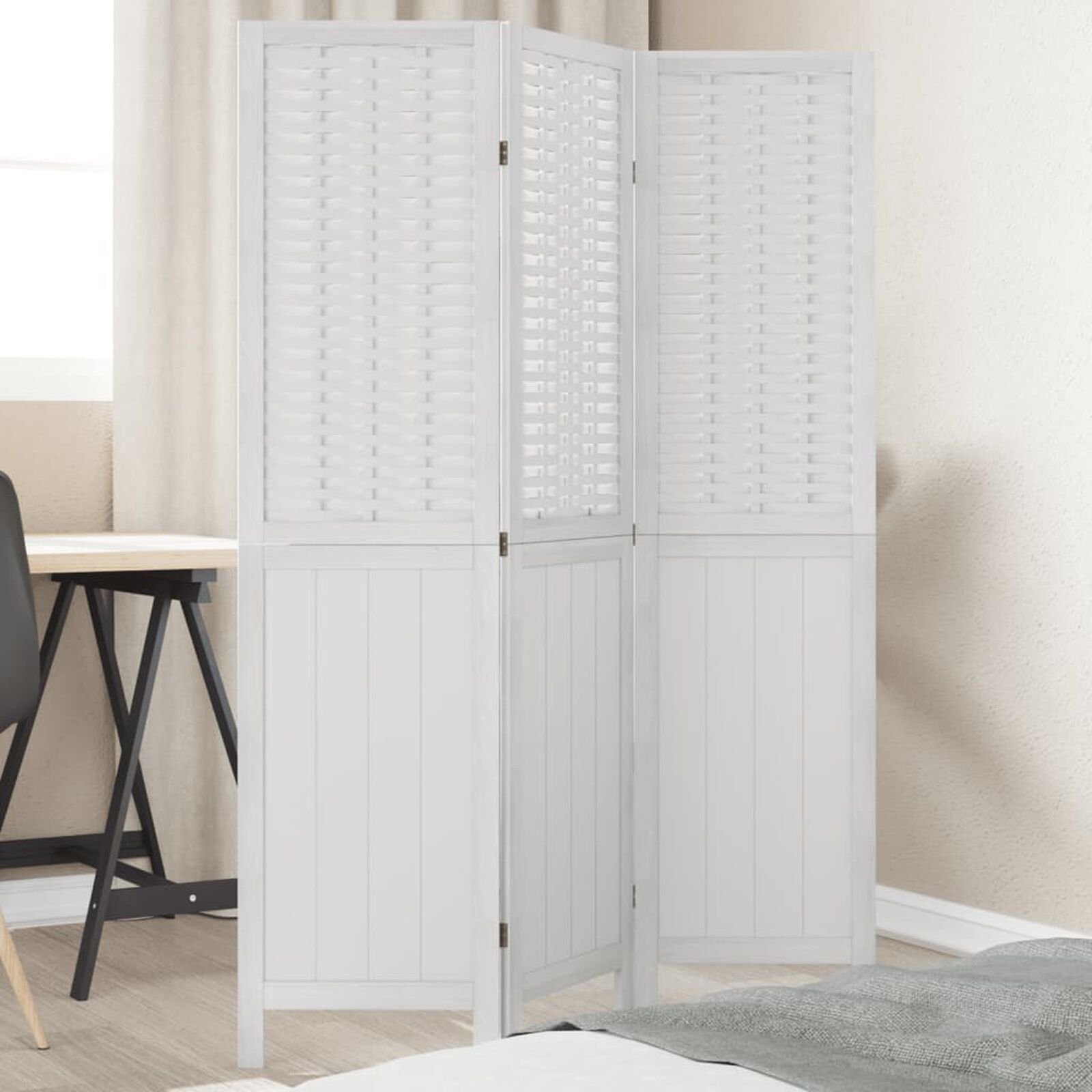 Séparateurs de pièces   VidaXL 358717 Blanc