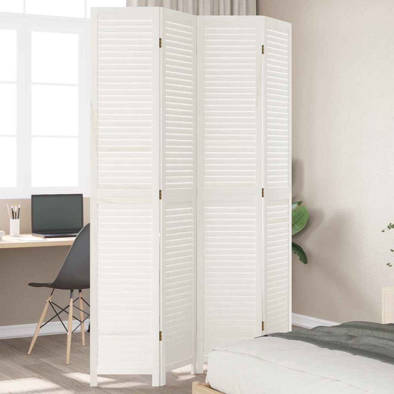 Séparateurs de pièces   VidaXL 358836 Blanc