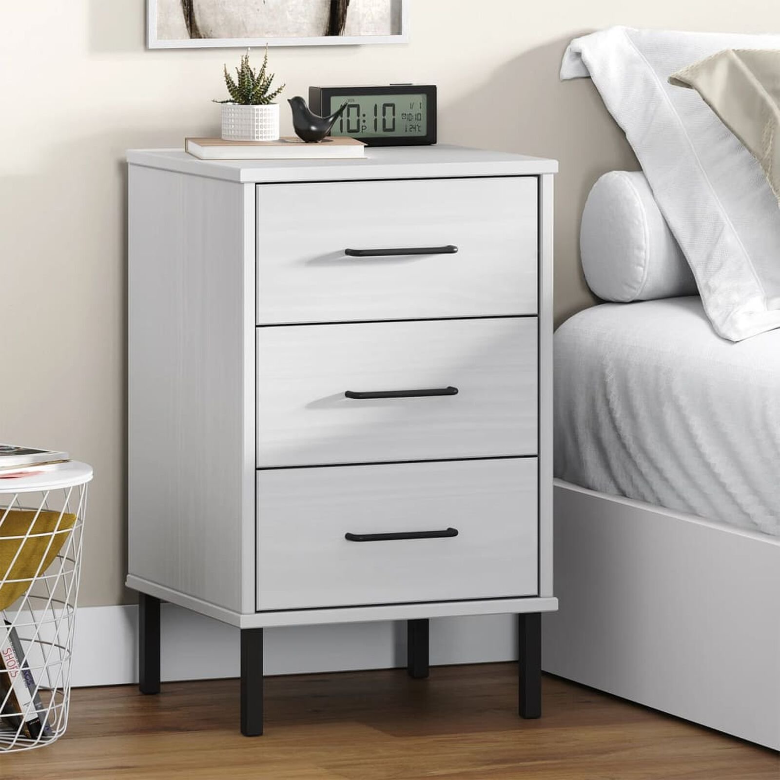 Tables  VidaXL 350978 Blanc