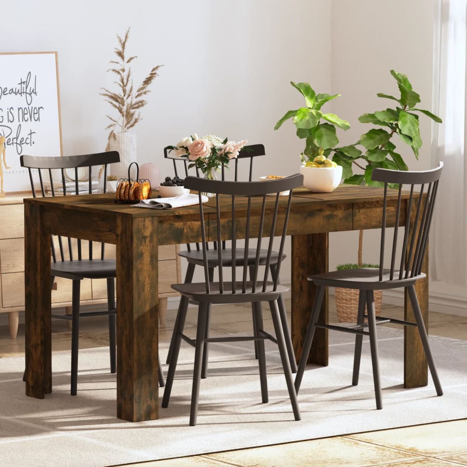 Tables  VidaXL 815198 Chene