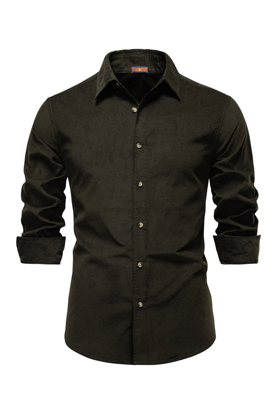 Chemises manches longues  VINTACY SH2041_Army-Green 