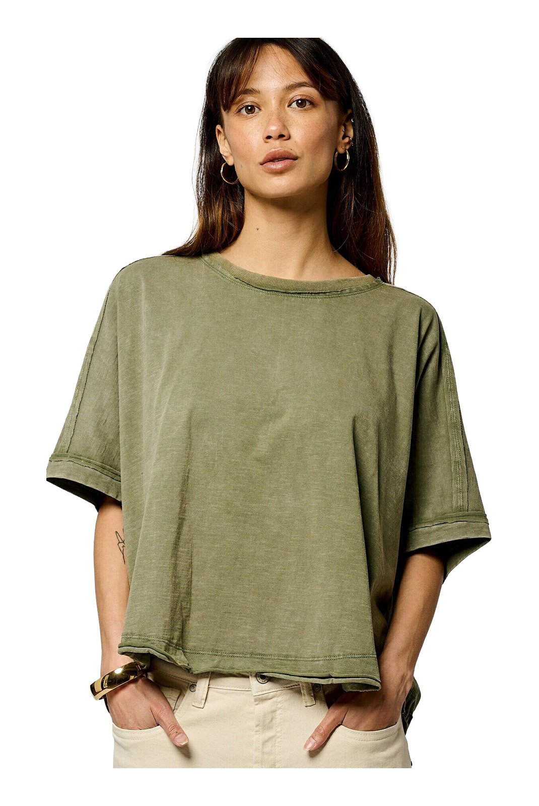 Tee shirt  Kaporal VISON KHAKI