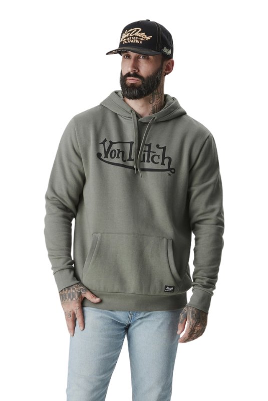 Sweatshirts  Von dutch VD_1_SWC_LOGAN_KAN Vert