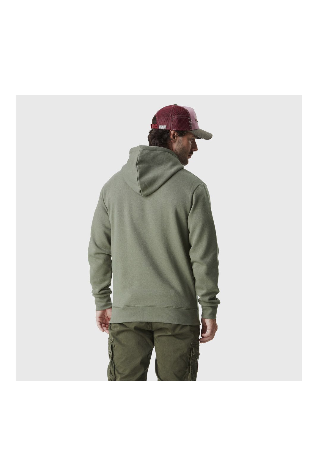 Sweats zippés  Von dutch VD_1_SWZ_SLI_KAN Vert Kaki