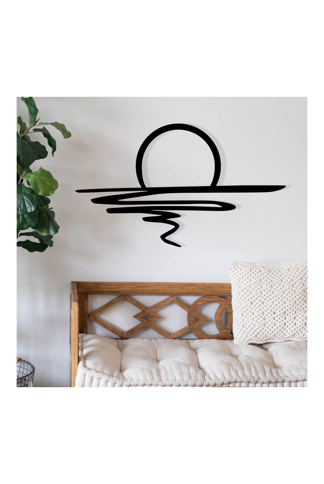 Objet mural décoratif  Wallity 279ENZ2605 Noir