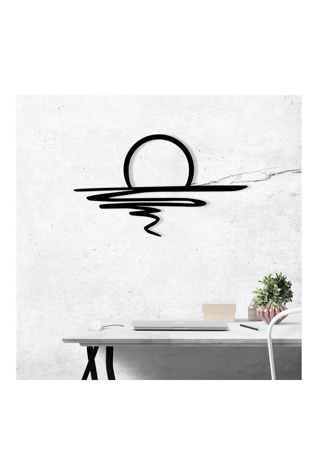Objet mural décoratif  Wallity 279ENZ2605 Noir