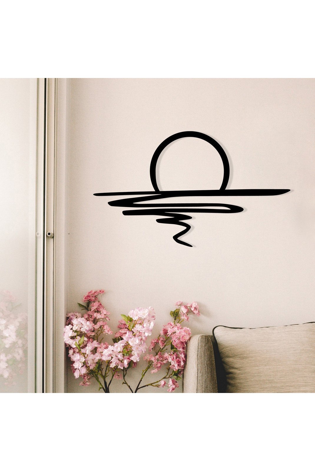 Objet mural décoratif  Wallity 279ENZ2605 Noir