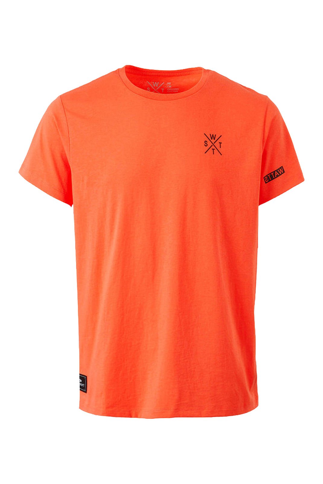 T-S manches courtes  Watts WATTS01 6000 FLUO CORAIL