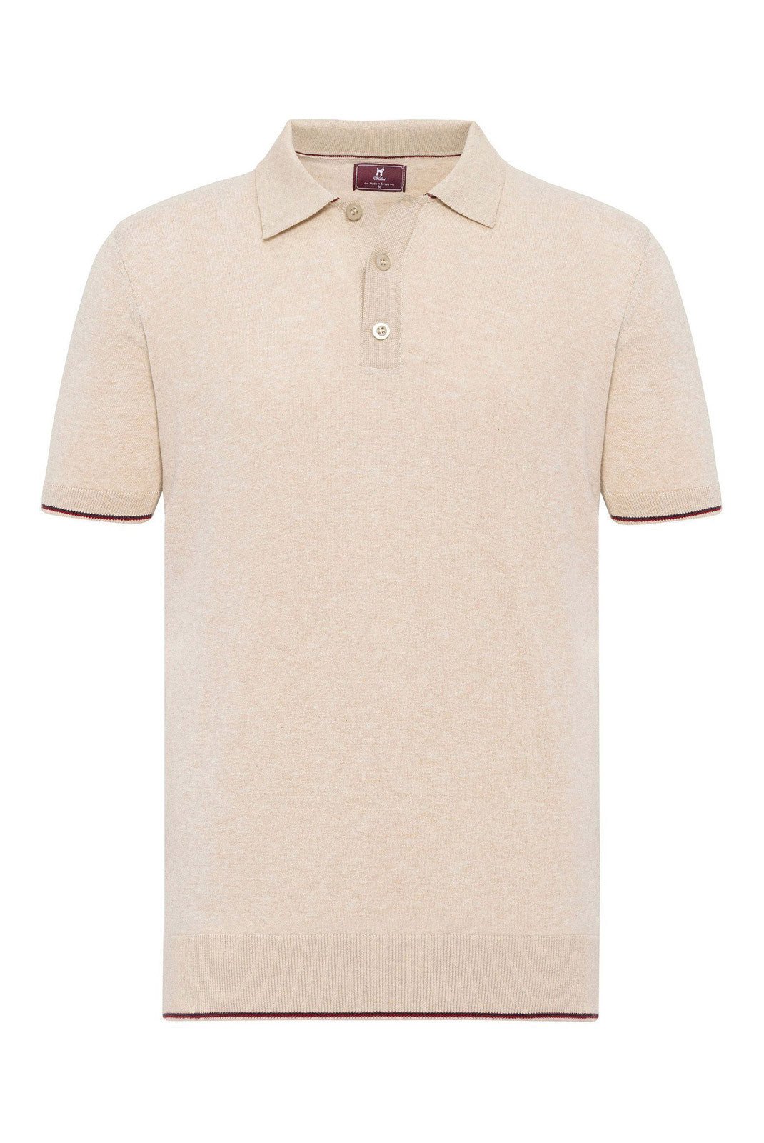Polos manches courtes  WILLIOT Evr-MFs25PShirt-02_Beigemel Beige Melange