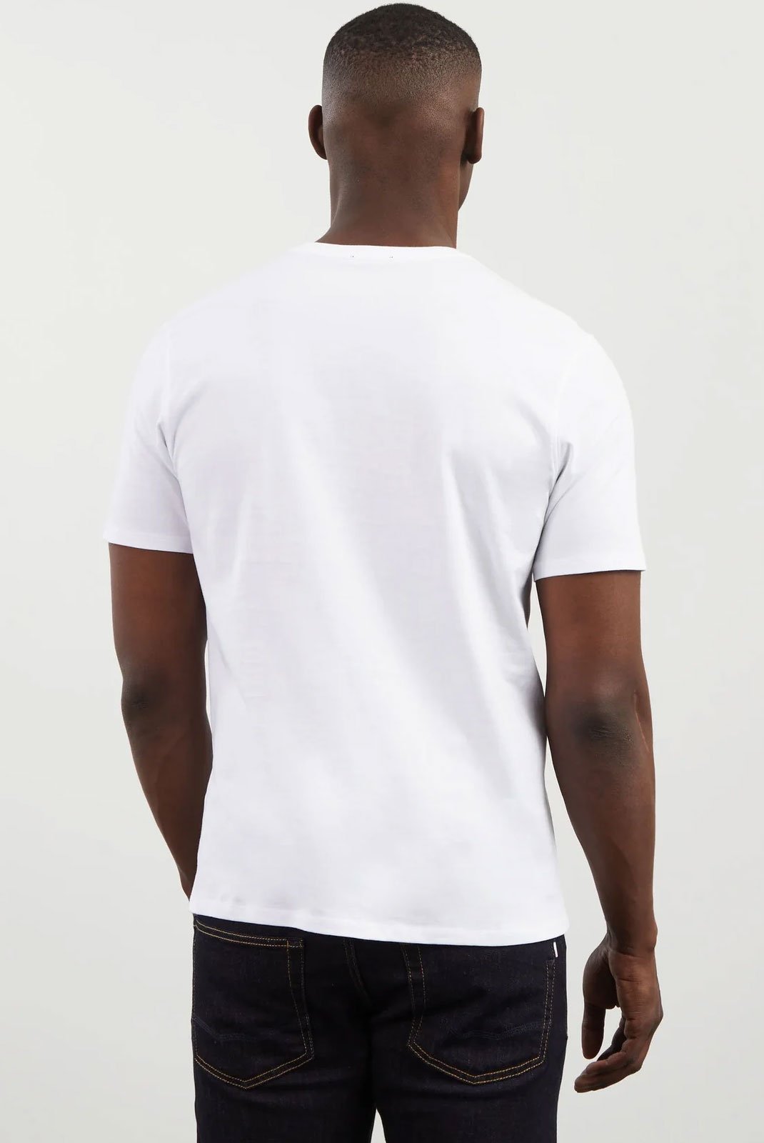 T-S manches courtes  Eden park PPKNITCE0007 BLANC