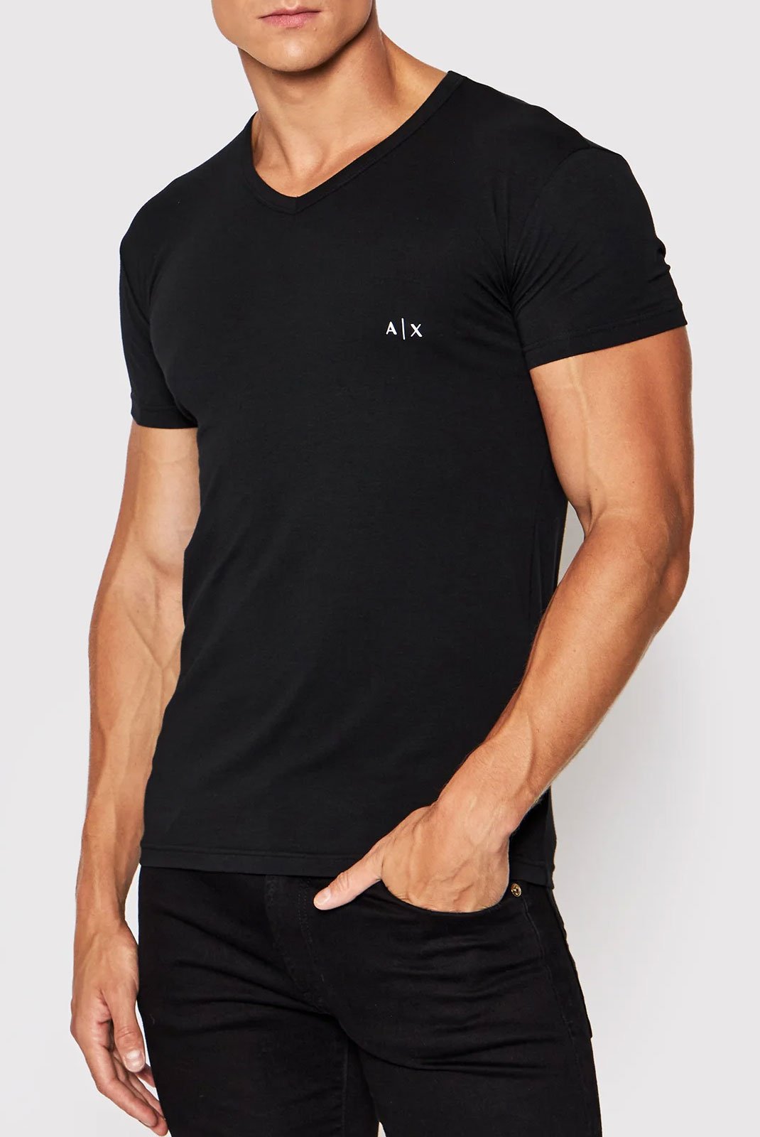 T-S manches courtes  Armani exchange 956004 CC282 07320 NERO/NERO