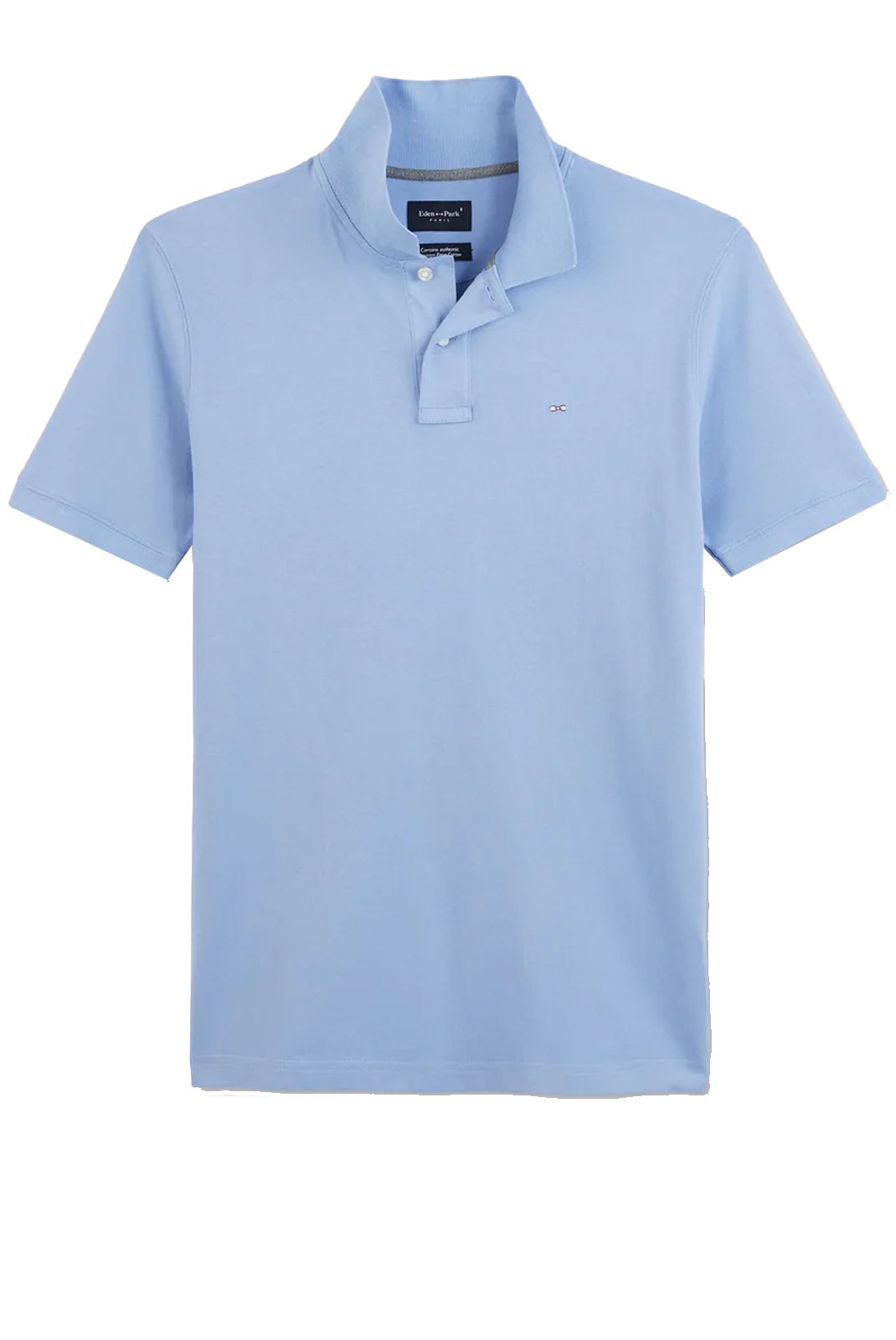 Polos manches courtes  Eden park PPKNIPCE0006 Bleu clair