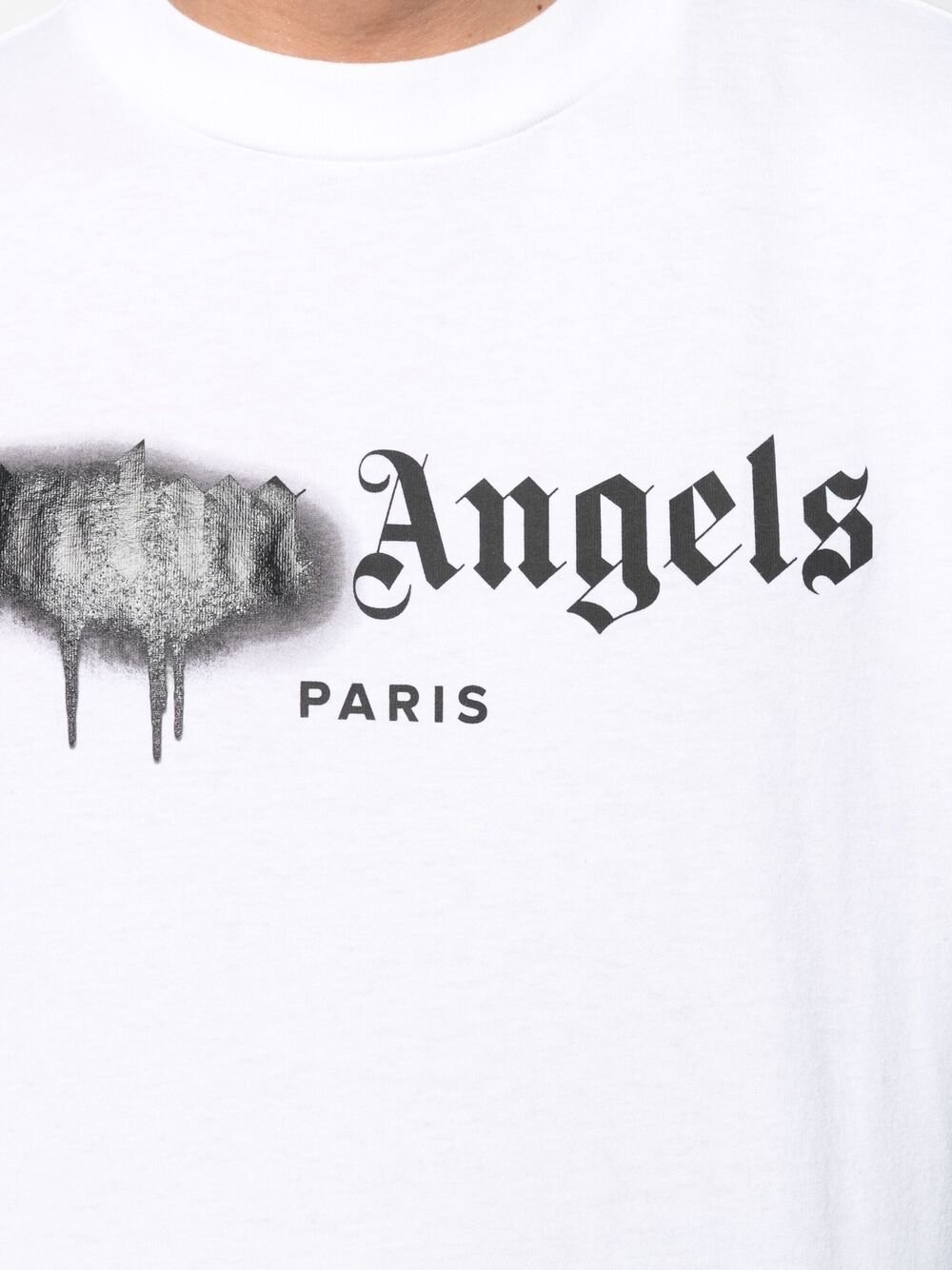 Homme  Palm Angels PMAA001S204130230110 WHITE/BLACK