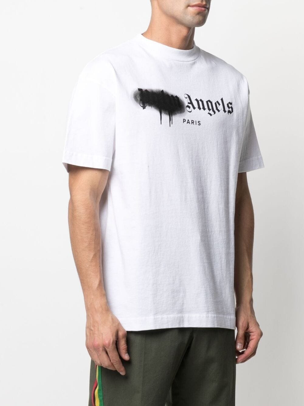 Homme  Palm Angels PMAA001S204130230110 WHITE/BLACK