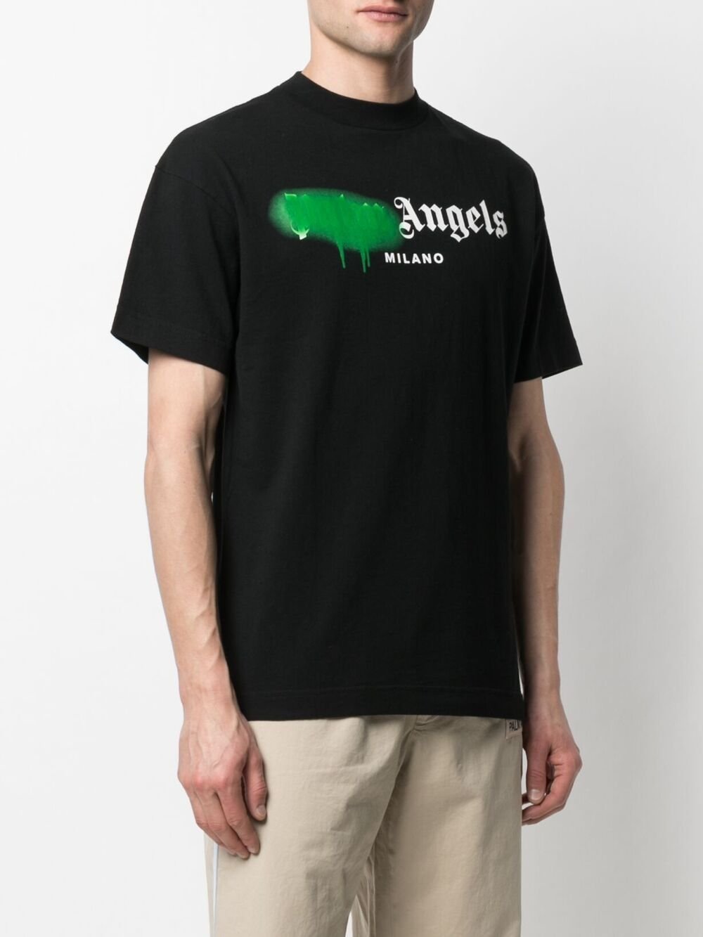 Homme  Palm Angels PMAA001S204130541055 BLACK/GREEN