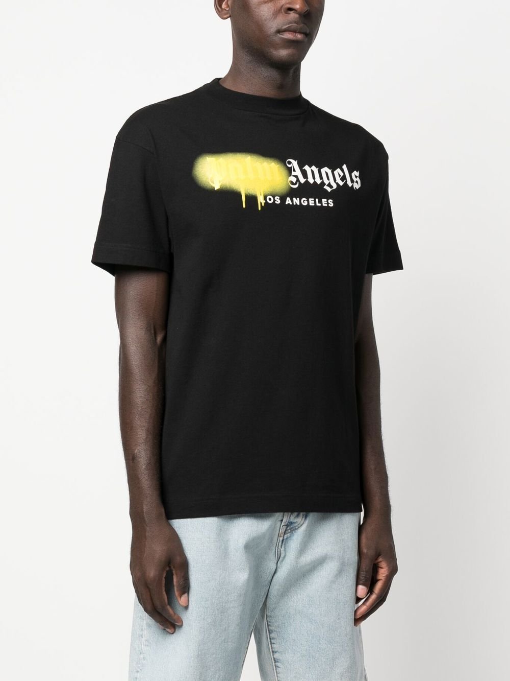 Homme  Palm Angels PMAA001S204130551018 BLACK/YELLOW