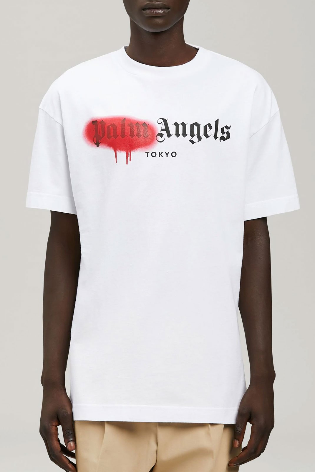 Homme  Palm Angels PMAA001S204130590129 WHITE/RED