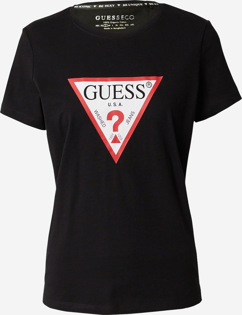 Tee shirt  Guess jeans W1YI1B I3Z14 JBLK Jet Black A996