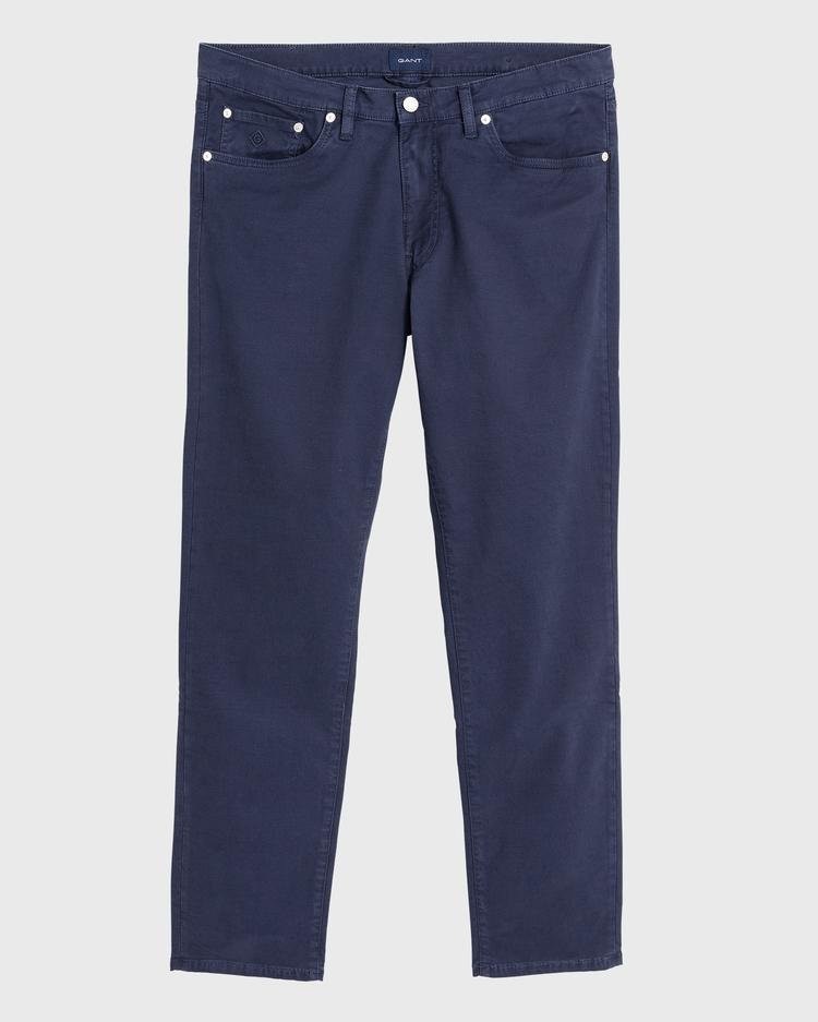 Pantalons chino/citadin  Gant 1007308 410 MARINE