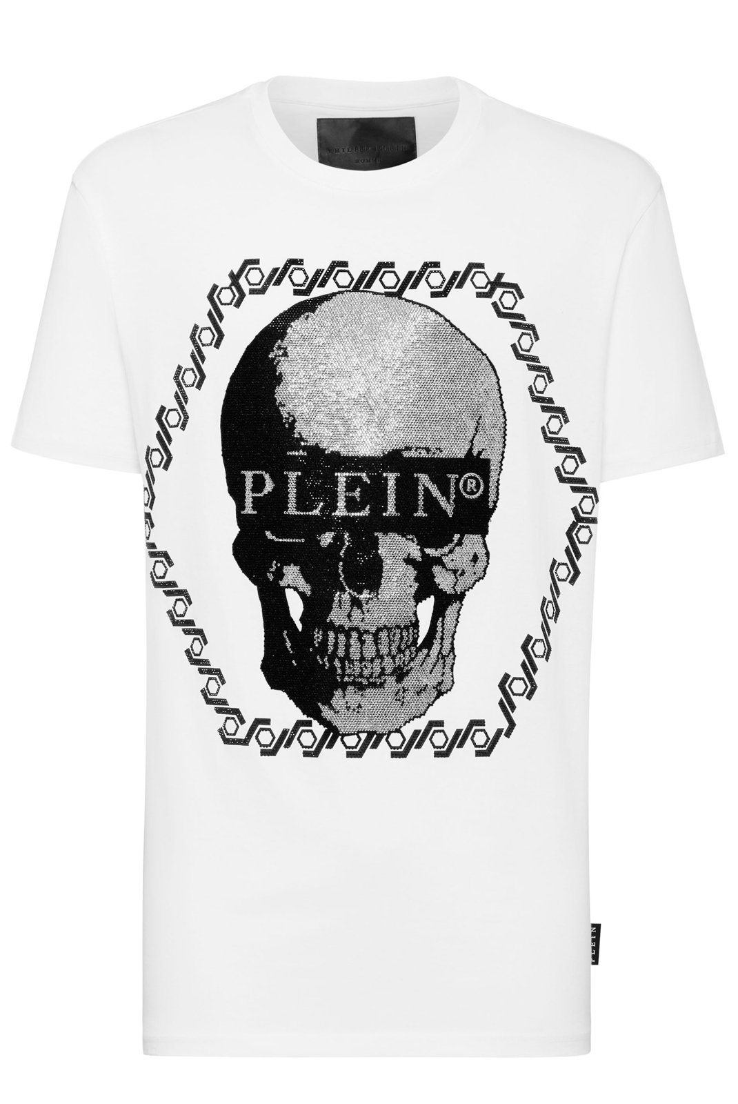 Tee-shirts  Philipp plein MTK5150 PJY002N 01 WHITE