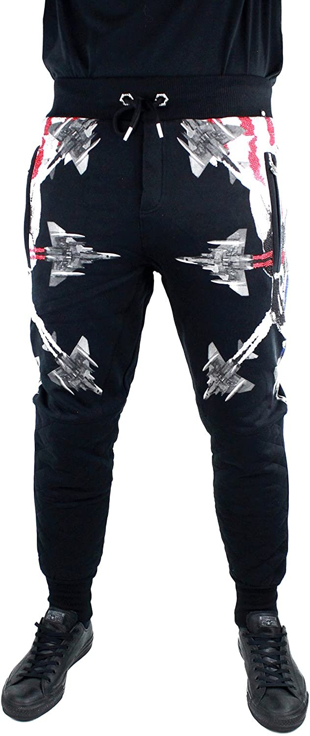 Pantalons sport/streetwear  Philipp plein HM680775 02 BLACK