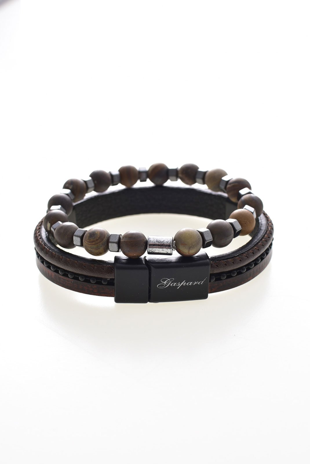 Accessoires   L'atelier de Gaspard A94 Mizu Pearls Marron