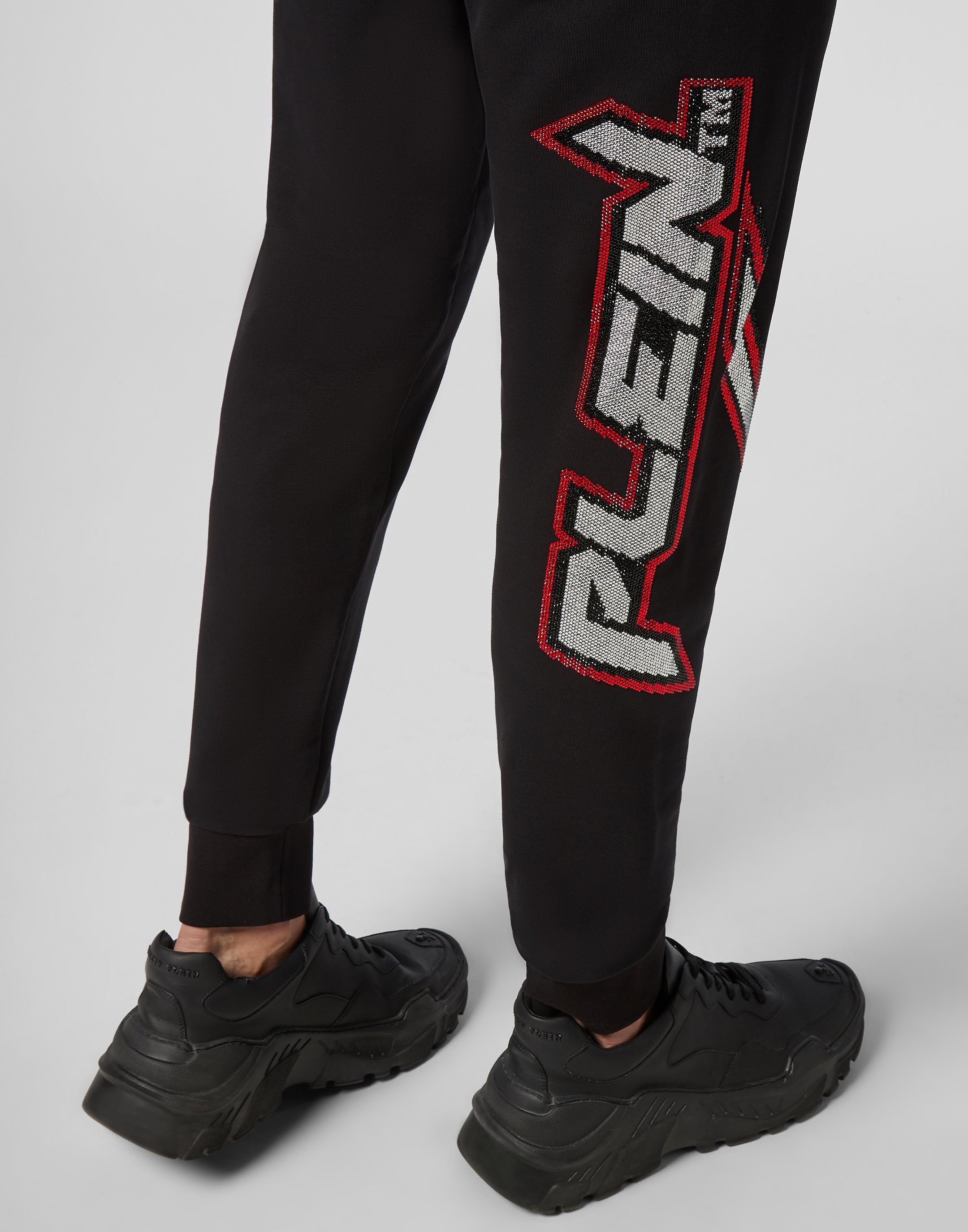 Pantalons sport/streetwear  Philipp plein MJT1384 PJO002N 02 BLACK