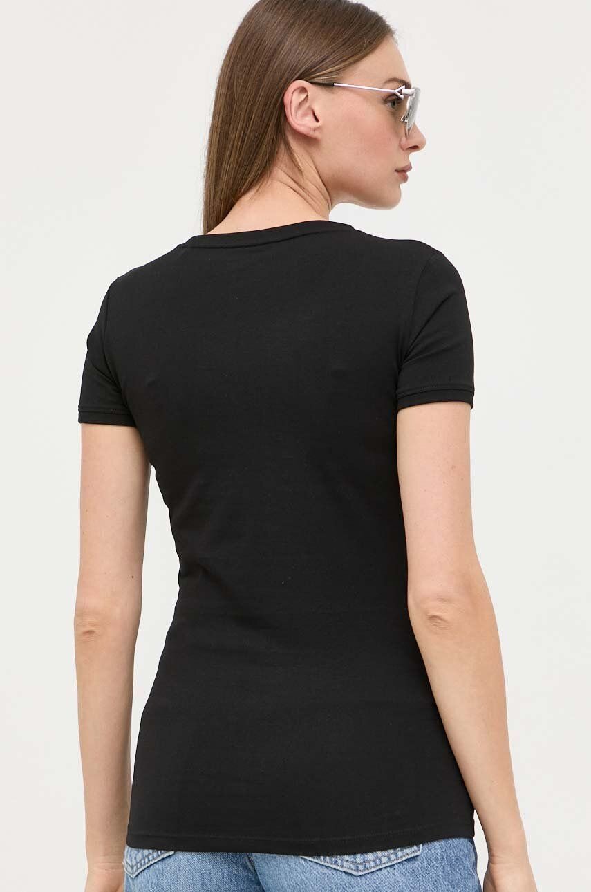 Tee shirt  Guess jeans W2YI45 J1314 JBLK Jet Black A996