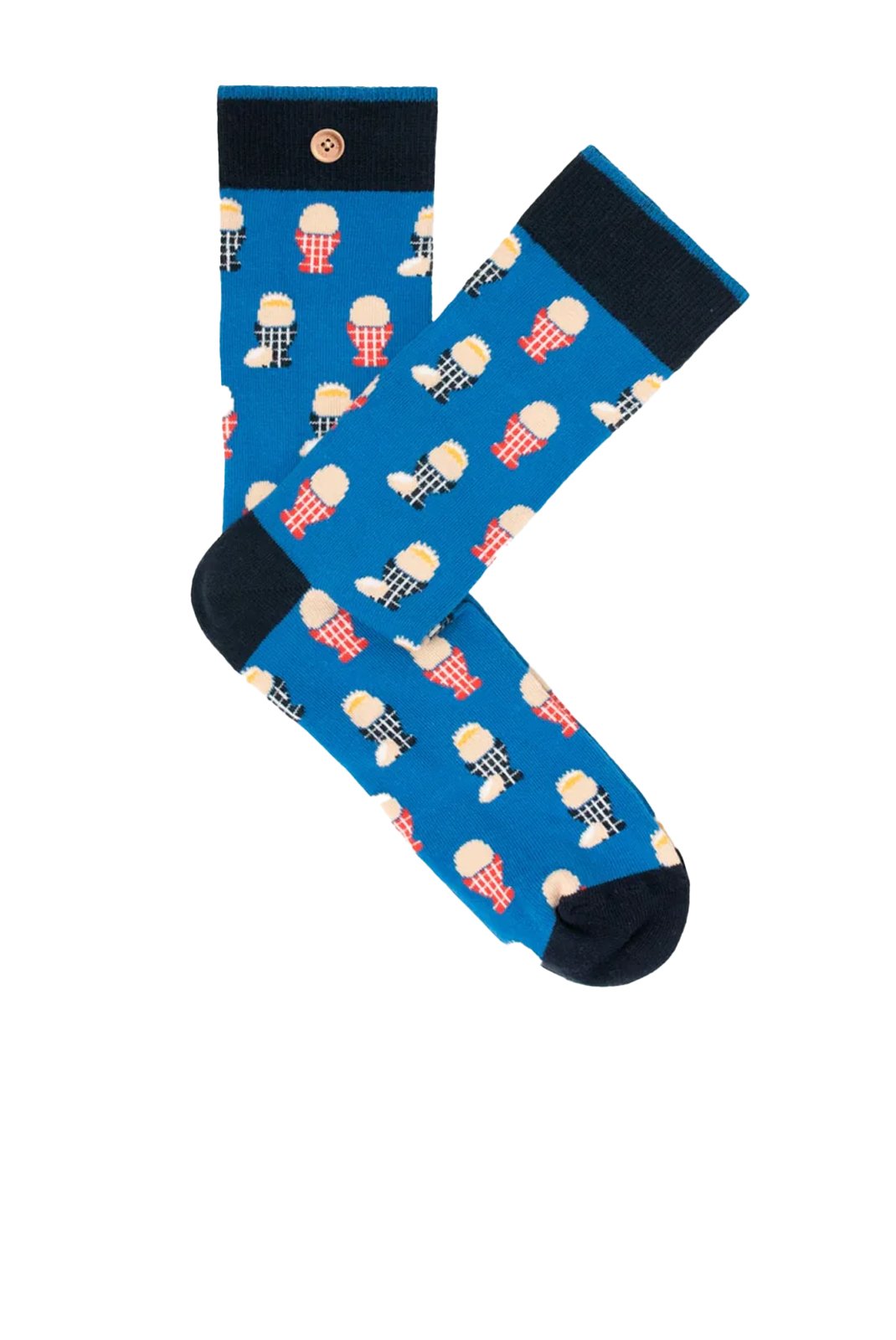 Chaussettes  Cabaia CAB746NVGW SOCKS BENEDICTE ET PHILIPPE MEN Bleu